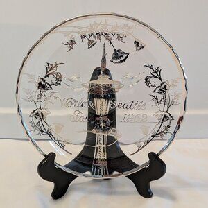 Seattle 1962 Convention Center Glass Plate Collectible
